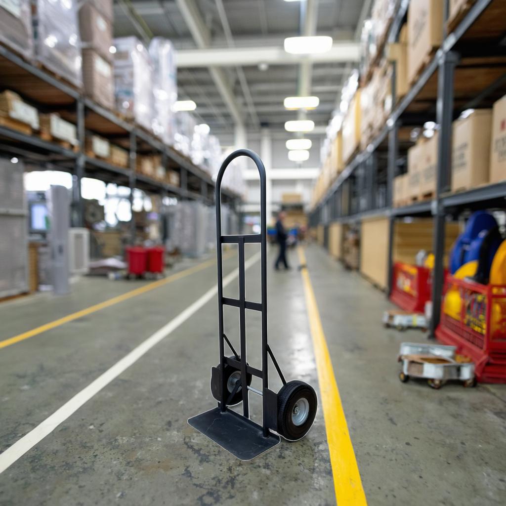 OEM 250kg Capacity Heavy Duty Steel Hand Truck Trolley Cart For Industrial Efficient Transportation