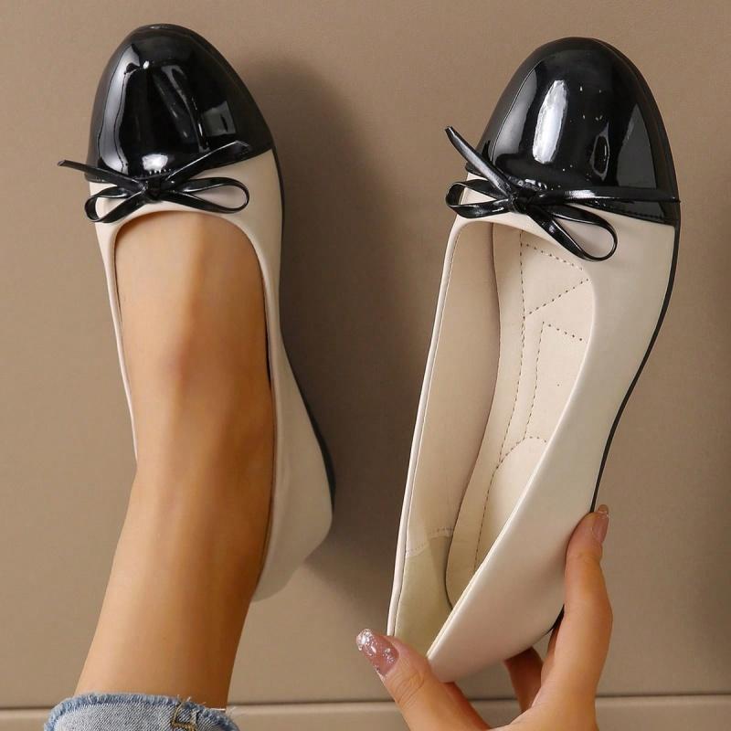 Spring and Autumn Elegant Round Toe Sexy Loafers Fashionable Best Selling New Comfortable Daily Work Plus Size Women's Shoes