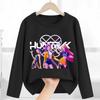 T-Shirts Girls Long Sleeve Children's Cartoon Printed Fashion Clothing Children's Clothing Casual Long Sleeve Crew Neck Top