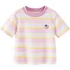 minibala Unisex Pure Cotton Striped T-Shirt