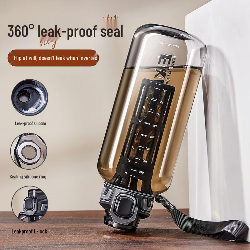 Cica Tritan Large Capacity Sport Bottle with Tea Infuser