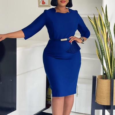 D3312 Women's Elegant Slimming Bodycon African Dress