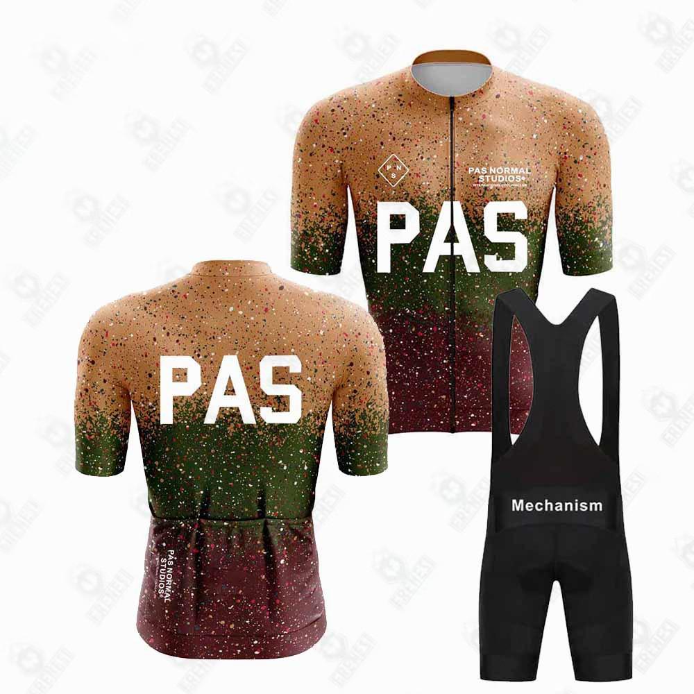 PAS Outdoor Riding Suit for Road Mountain Bike Riding Suit Summer Short Sleeve Overalls