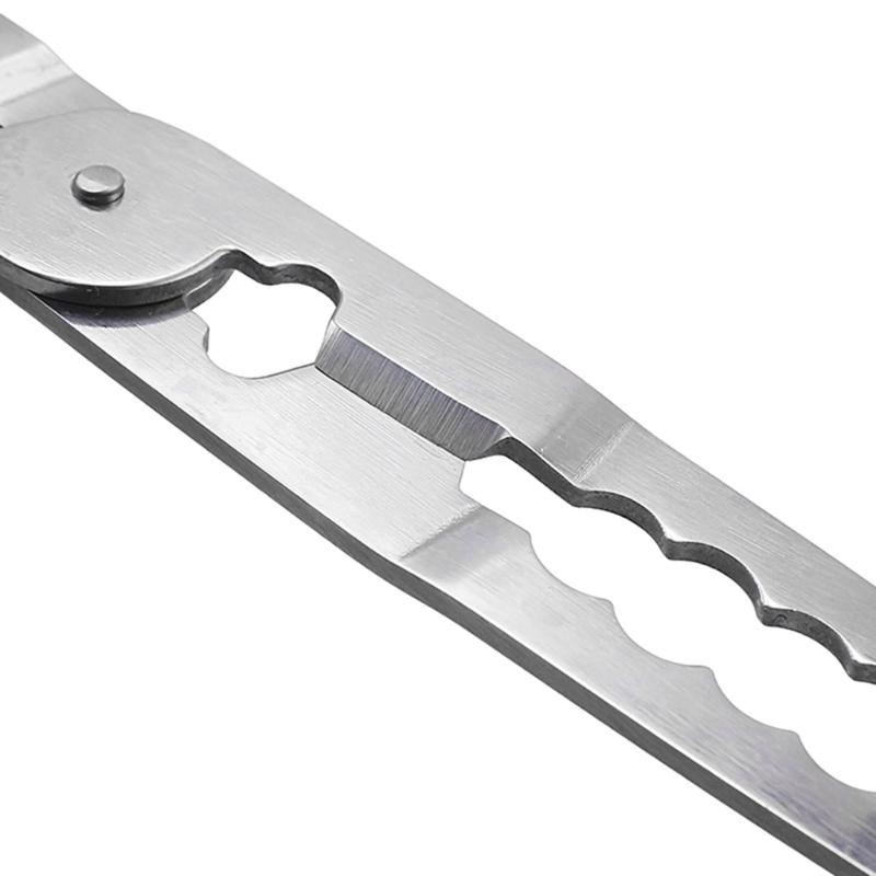 Fishing Pliers Scissors Gripper Practical Stainless Steel Fish Grabbing Clamps Tool Accessories for Fisherman