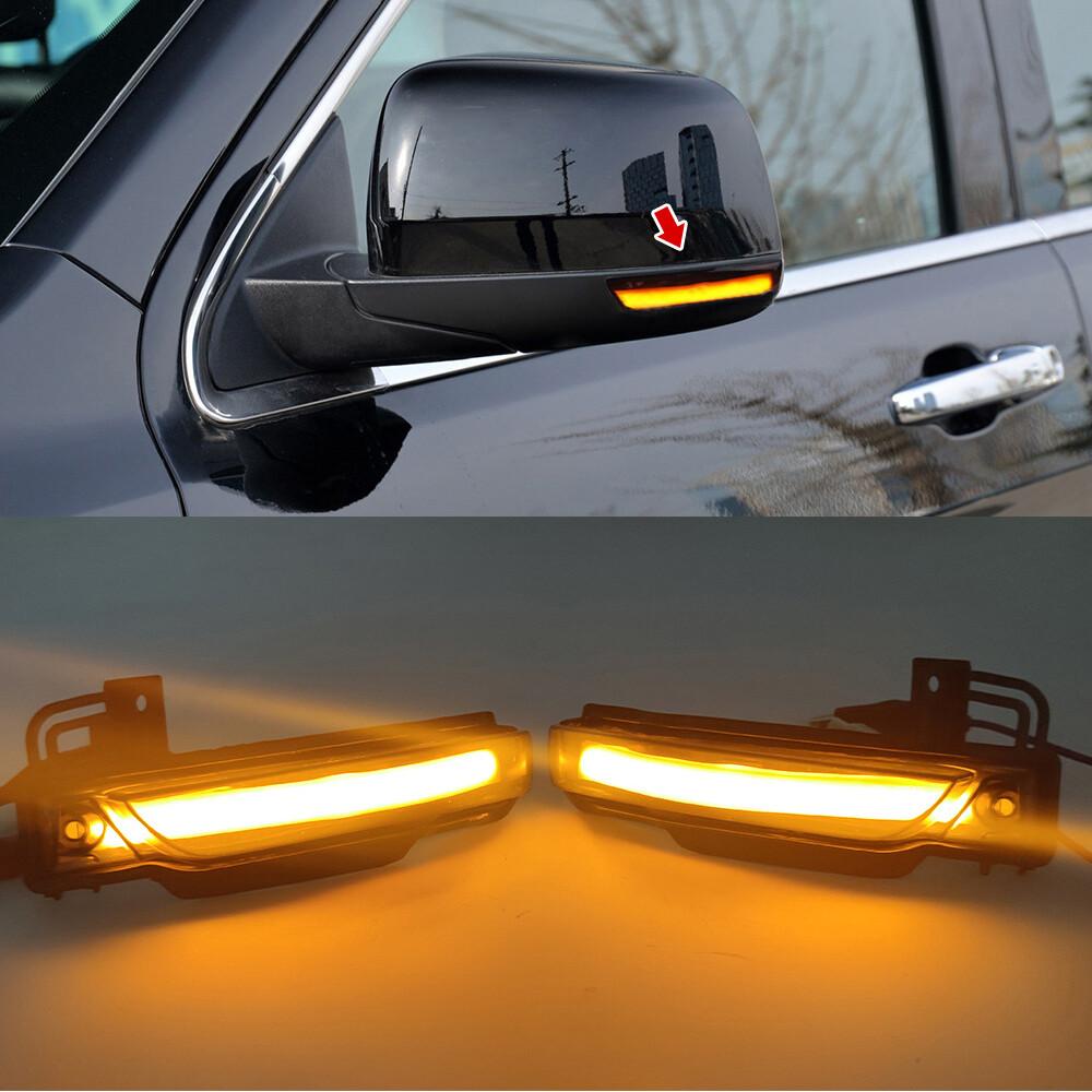 Dynamic Blinker Side Mirror Light For Dodge Durango Jeep Grand Cherokee 2011-22