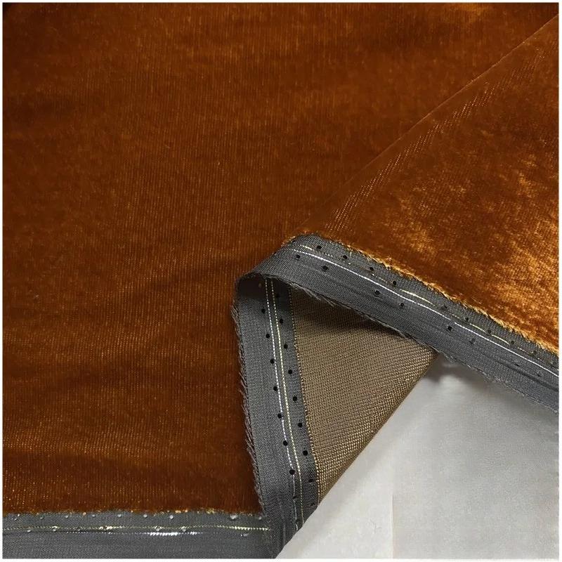 Țesături din Catifea de Mătase 100x140cm Pentru Rochie Cheongsam Fustă Costum Cusut DIY Catifea Aurie Reală Material Prietenos cu Pielea