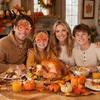 Cute Thanksgiving Gift for Parties Turkey Glasses, Funny Harvest Party Eyewear Kids Festive Orange Holiday Decorations Adults, Felt Pumpkin