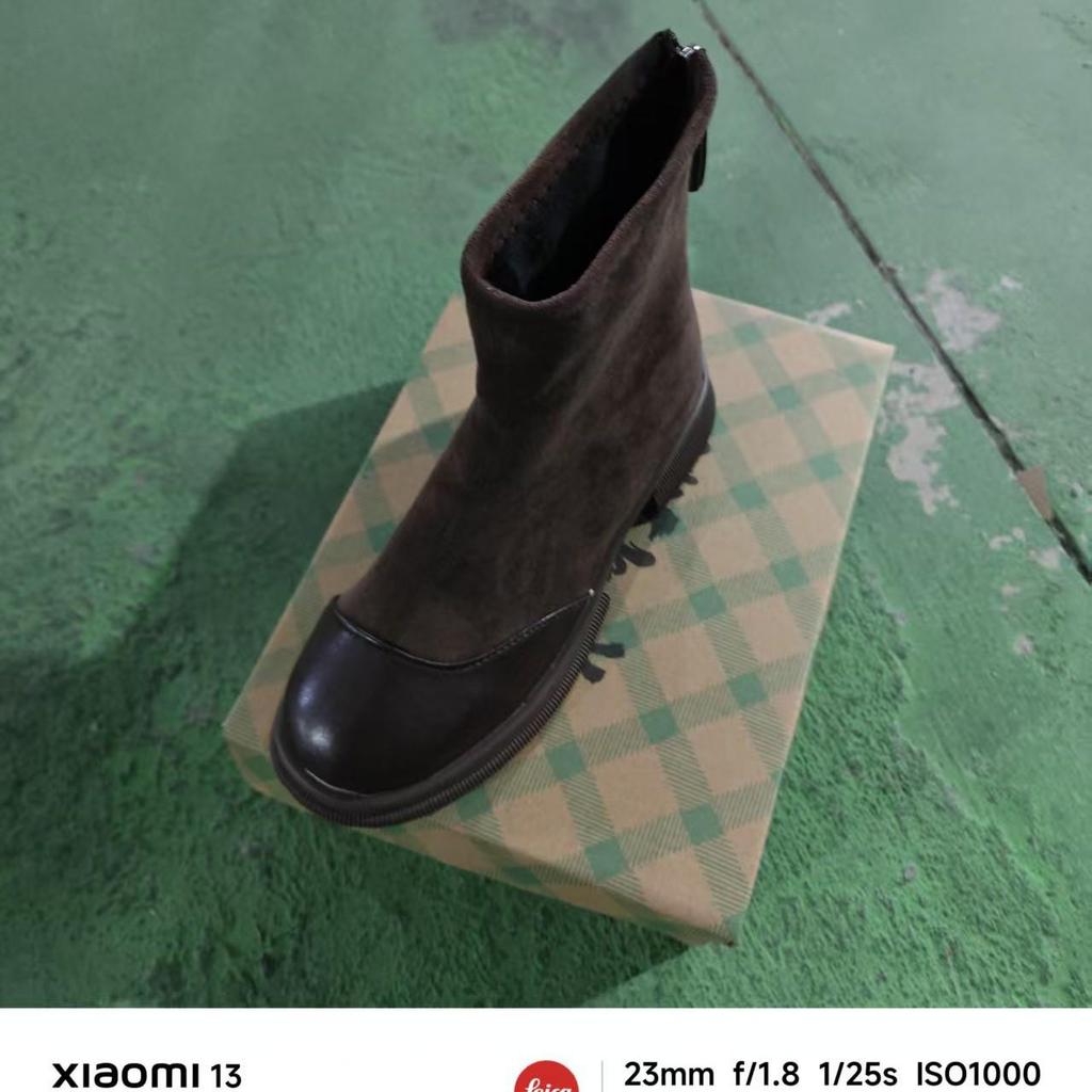 Women's Thick Sole Height-Boosting Elastic Ankle Boots - 2025 Autumn/Winter Petite Fashion