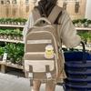 Schulranzen für Kinder, Grundschüler, Mädchen, Mittelschüler, Rucksack mit großer Kapazität und hochwertiger Patchwork-Optik