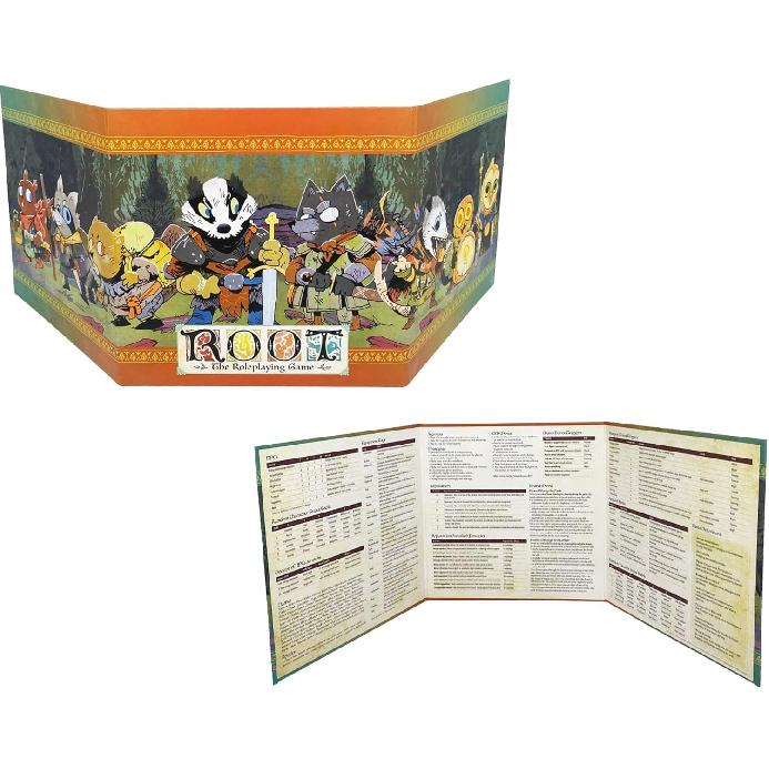 Magpie Games Gamemaster Accessory Pack - Root: The Roleplaying Game Expansion, Tri-Fold Tabletop GM Screen and Campaign Notepads