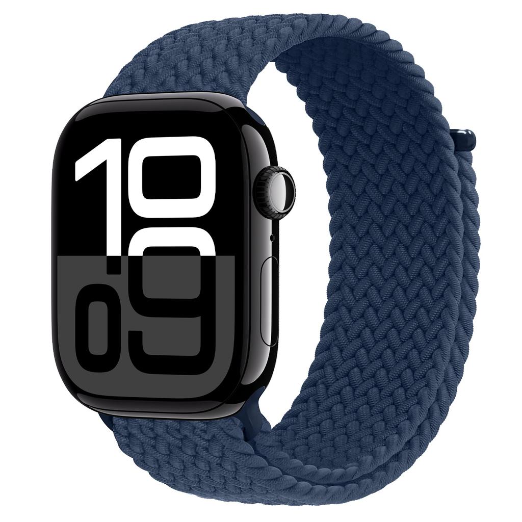 Braided Strap For Apple Watch 10 11 Bands 46mm 45mm Ultra2 49mm 44mm 40 41mm 42mm Correa Bracelet iWatch Series 9 8 7 3 5 4 Se 6