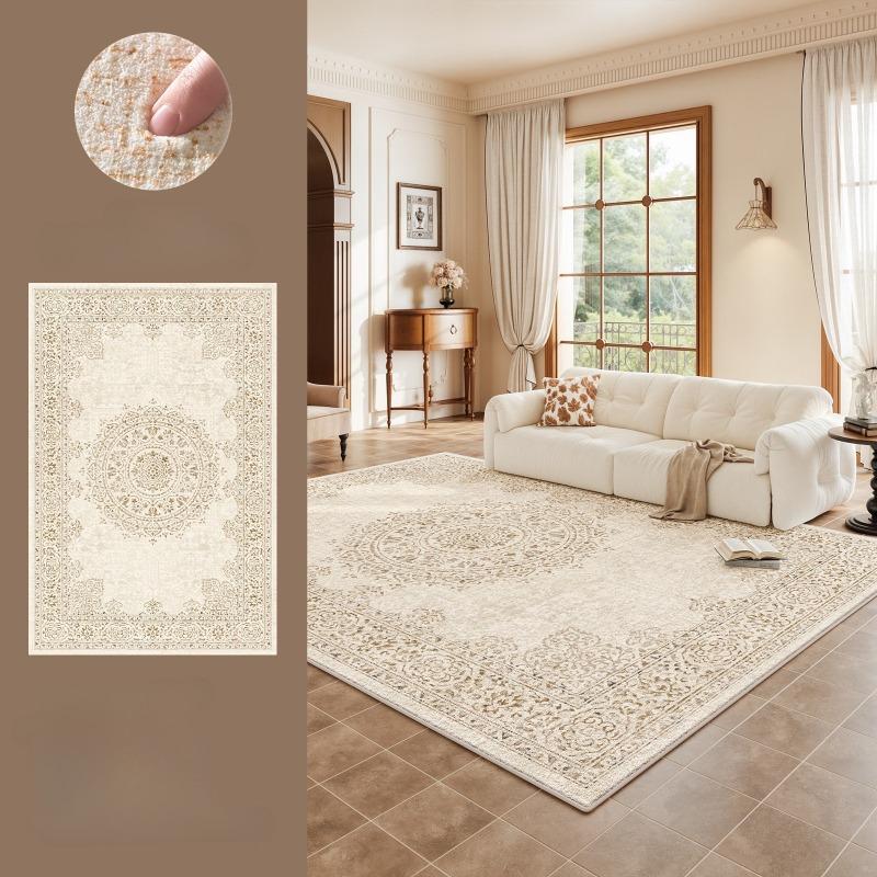 Carpet for Living Room Persian Retro Sofa Coffee Table Floor Mat Home Decor Bedroom Bedside Rug Nonslip Mashine Washable Rugs