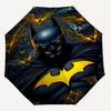 1PC Warner Batman Bat Automatic Open/Close Umbrella with Windproof, 58-Rib Sturdy Canopy, Durable Ribs1275A