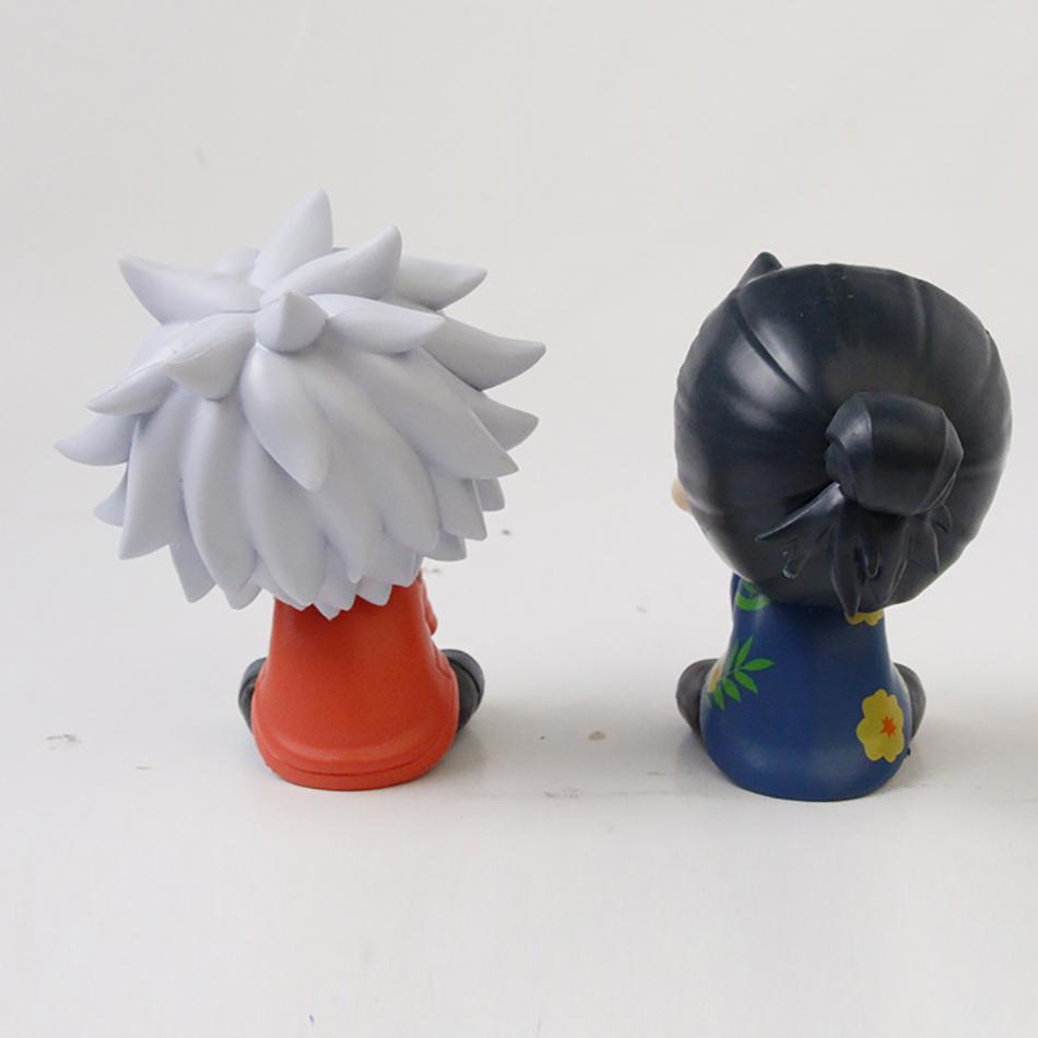 Anime Cute Fushiguro Toji Jujutsu Kaisen Figure Gojo Satoru Action Figure Look Up Q Version Toy Geto Suguru Statue PVC Model Toy