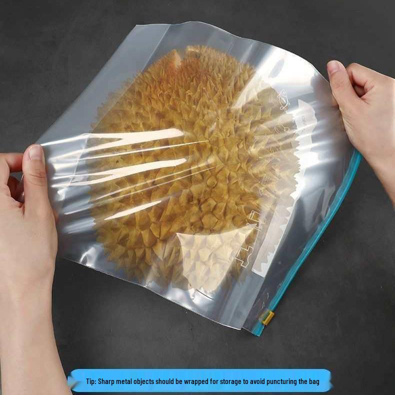 Dicke Gefrierbeutel mit Reißverschluss in Lebensmittelqualität zur Frischhaltung und Portionierung