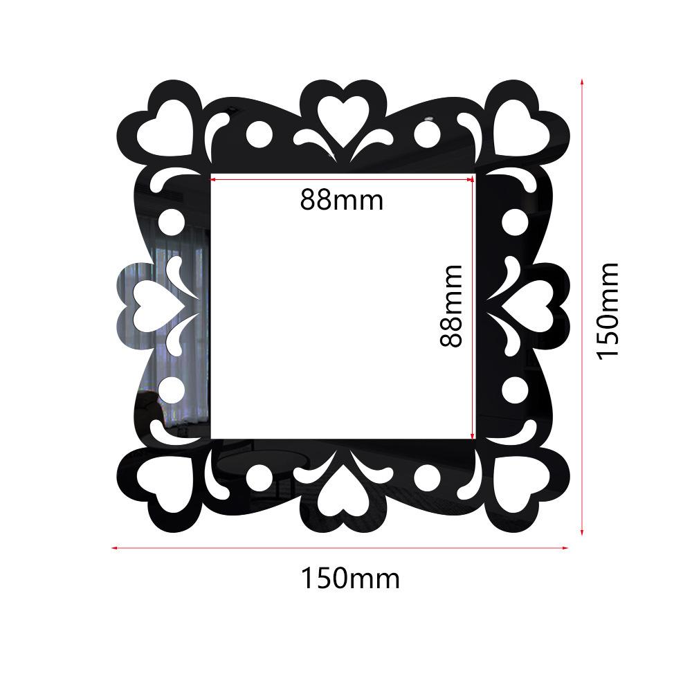 Acrylic Switch Mirror Wall Sticker for Living Room & Bedroom Decor
