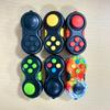 Colorful Handle Fidget Pad Anxiety Relief Cube Toy