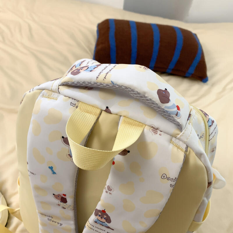 Leopard Print Junior High School Student Schoolbag Women's Backpack Lightweight Backpack