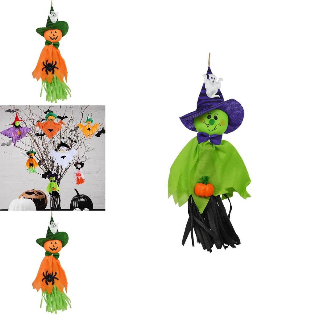 Halloween Ghost Witch Hanging Decor Wall Ornaments For Party Props