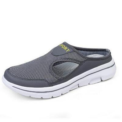 2025 Plus Size Casual Half-Slippers: Women's & Men's Mesh Slip-On Sandals