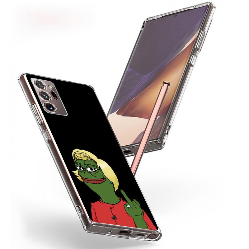 Süße Frösche Party Trauriger Pepe Handyhülle für Samsung Galaxy S26 S25 Edge S23 S24 Ultra S22 Plus S21 S20 FE Einzigartige Hülle Weiche Hülle G