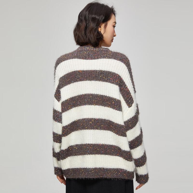 Women's French Style Striped Knitted Sweater