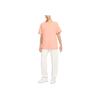 Nike Swoosh Soft Comfortable Fashionable Versatile Short Sleeve Drop Shoulder T-Shirt Women tops Light-Orange FD4150-844