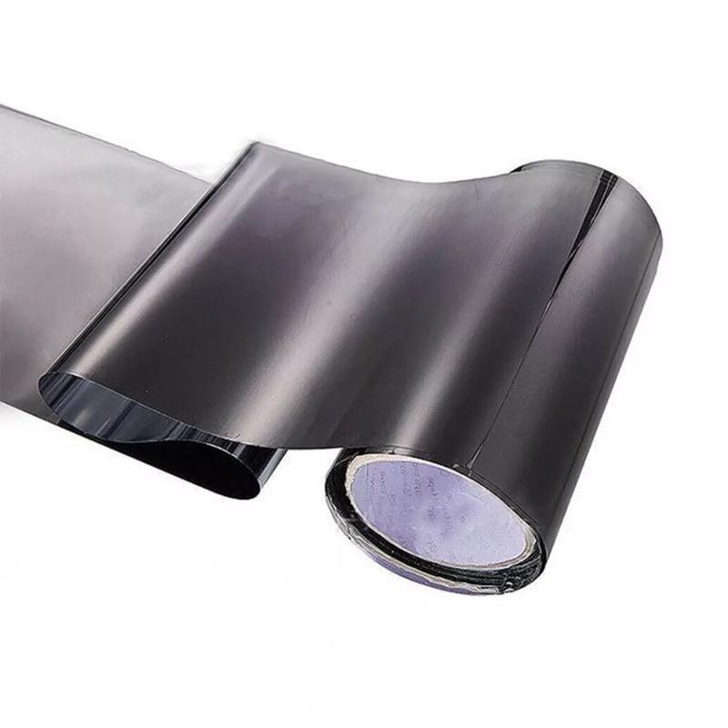 

200X20cm Car Windshield Sun Visor Strip Tint Film Front Glass Anti-UV Sun Shade Window Film Decal Car UV Protector Foils Stickes 20x200cm чорний