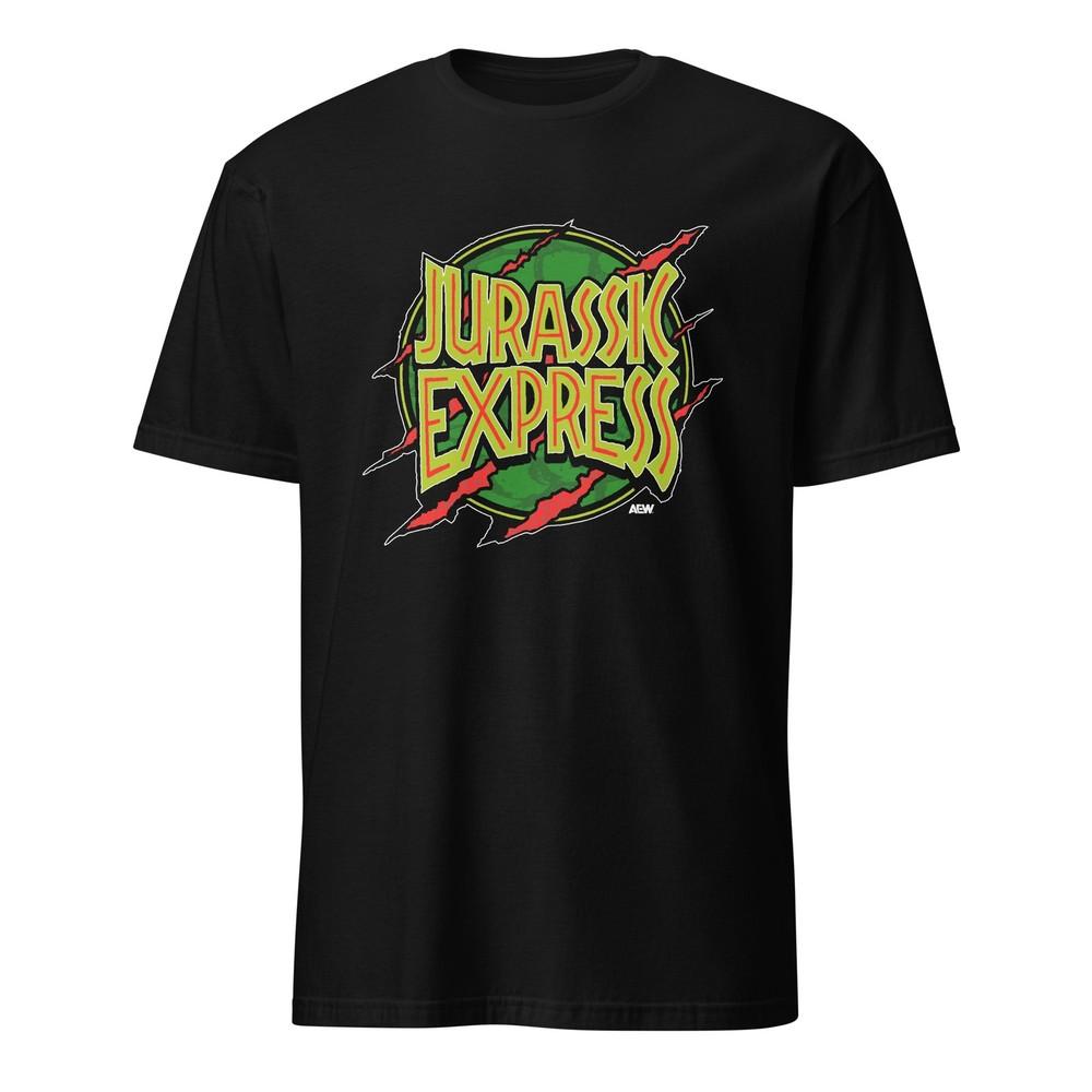Jurassic Express  The Return Official AEW TShirt Unisex T-Shirt L