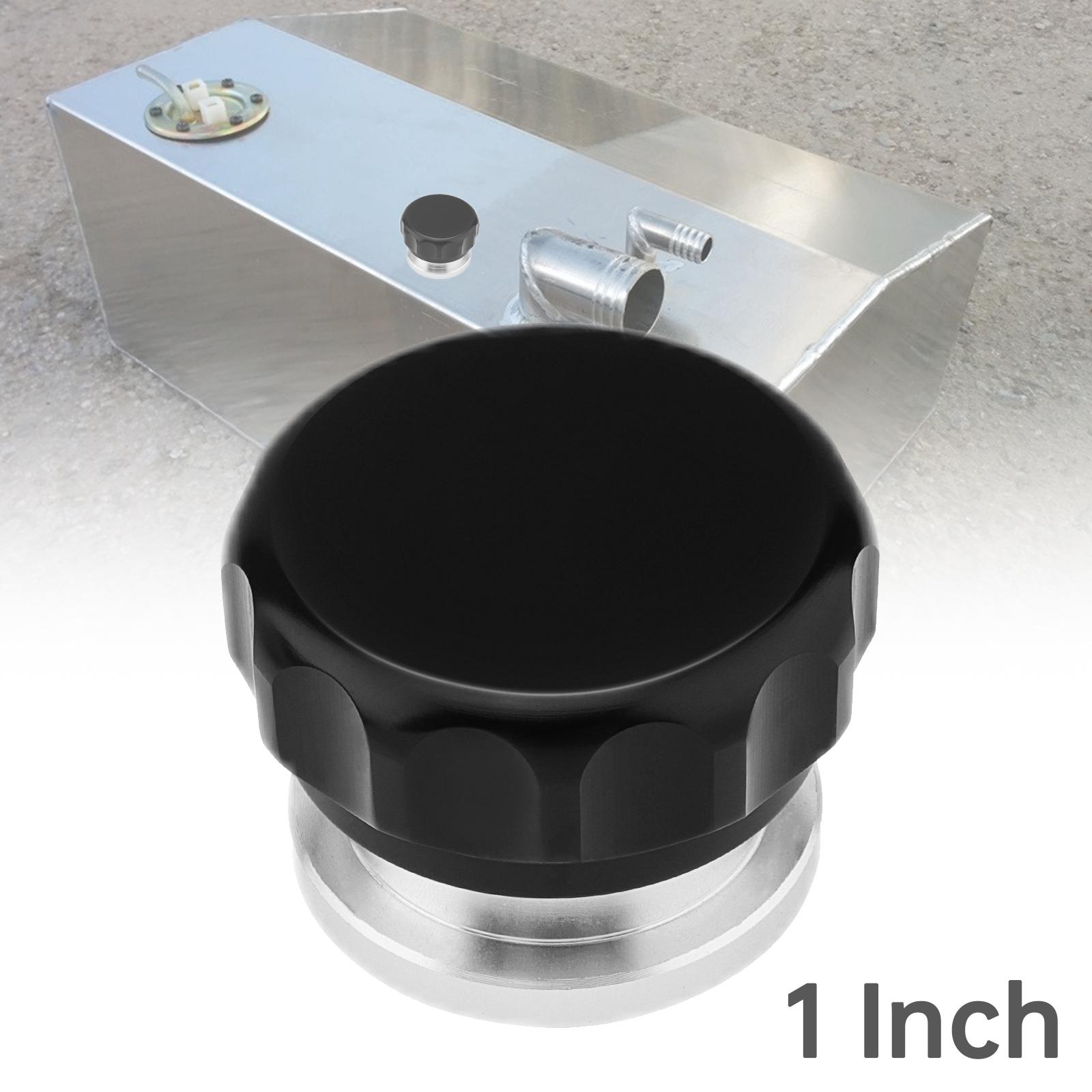 

Universal 1.5 Inch Aluminum Alloy Weld Billet Filler Neck Cap for Fuel Water Oil Tank Black