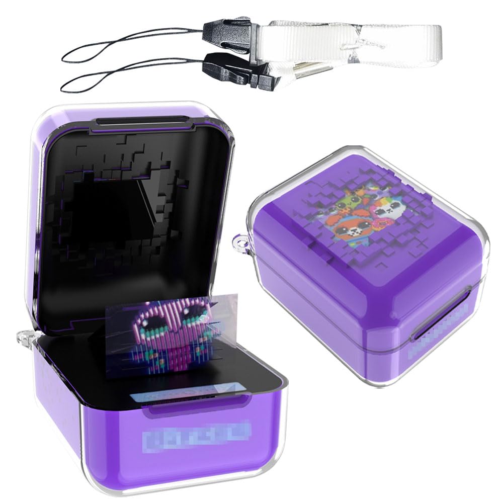 

For TAKARA TOMY Kyubits Case Cover for Digital Pet Digital Toy Protective Case TPU Material Full Protective Scratch Compact Jump! [YEZHU] Convenient, чистий