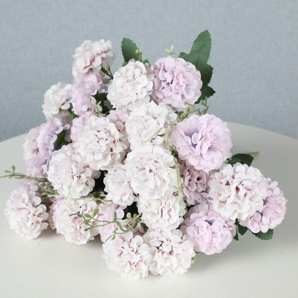 Colorful Simulation Hydrangeas Fade-Resistant Realistic Fake Flowers Table Ornaments DIY Artificial Plants