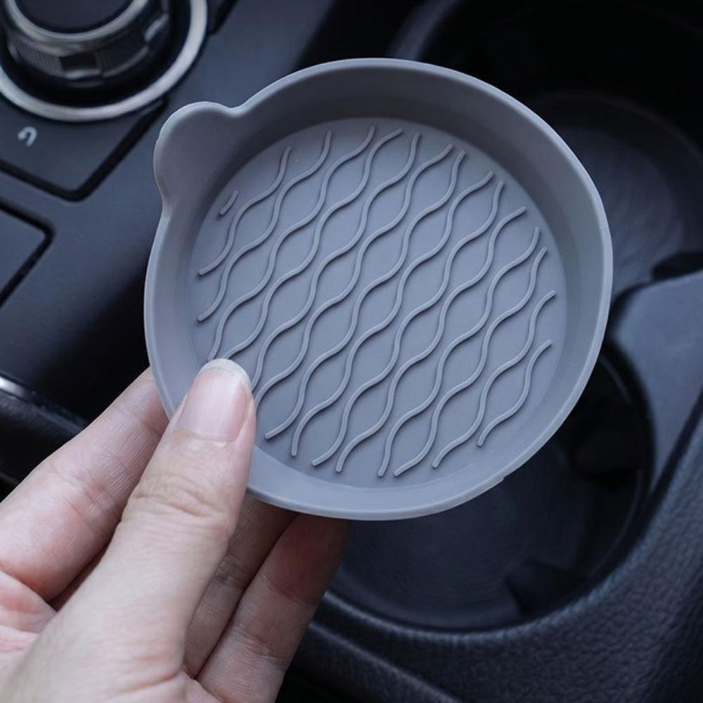 Silicone Non-Slip Cup Mats Non-Slip Silicone Cup Holder Mats New Car Cup Mats  For Car Cup Holders