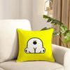 Cute Cushion Cover Reversible Plush Pillow Cover Soft Fluffy  Home Decor for Sofa Bedroom