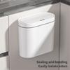 Pattumiera a Sensore Automatico da Parete per Bagno Cucina Chiusura Silenziosa Montaggio a Parete Plastica