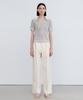 RE RHEE Knitted Short Sleeves Collared Top Mb