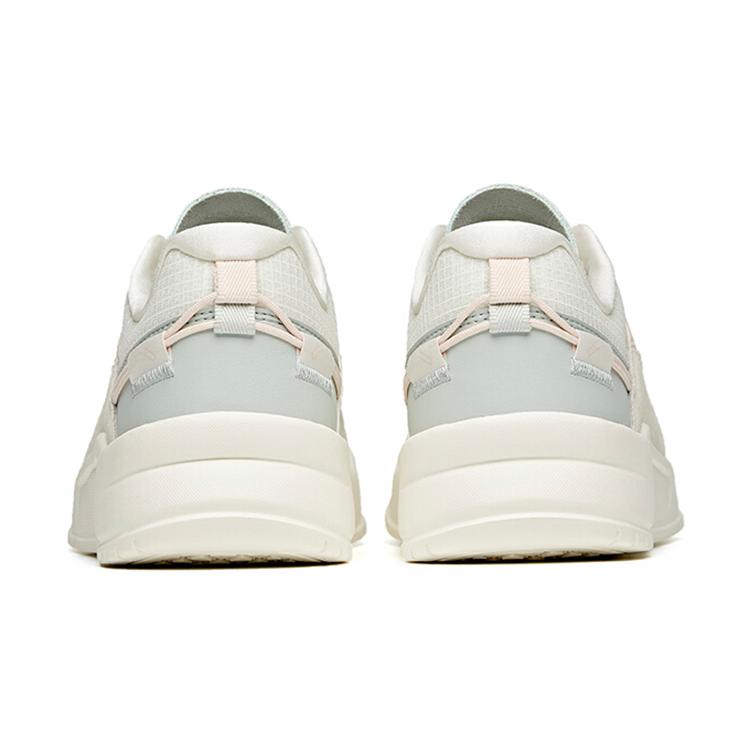 Anta Life Collection Low Top Skateboard Shoes Women's Ivory White Green 922128820-4