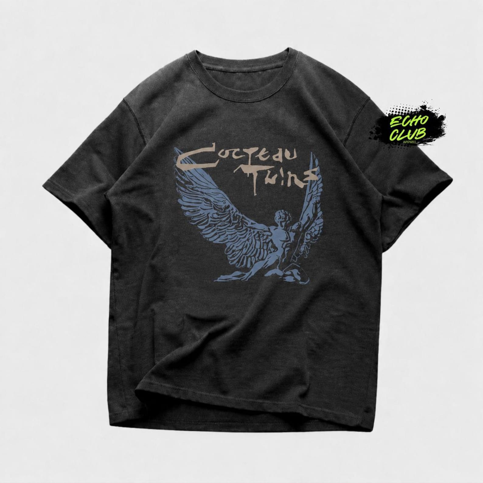 Cocteau Twins Angel Graphic T shirt, Dark Grunge Band Apparel L