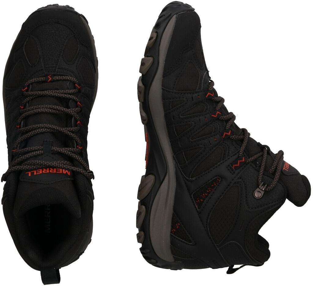 Men's Trekking Shoes Merrell Accentor 3 Gore-Tex Mid Boots Black Tangerine