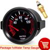 AD White Light 52mm Water Temperature Gauge + Sensor Volt Oil Temp Oil Pressure Rpm Tachometers Vacuum Boost Gauge