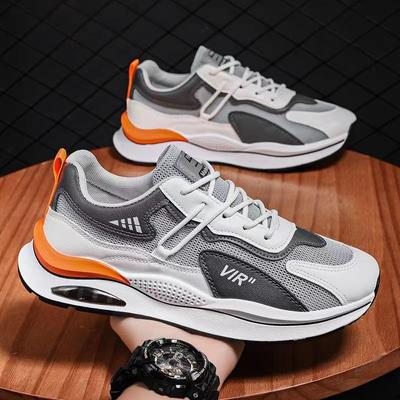 Sports Men's Shoes New Mesh Breathable Casual Shoes Fashion Trendy Shoes Travel Shoes Light Running Men's Shoes