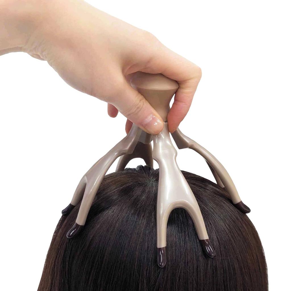 Vess MR17 Japanese-made Head Massager, Momilize Scalp Push, Patented Shape, Massage, Head Gua Sha, Head Spa (Push)