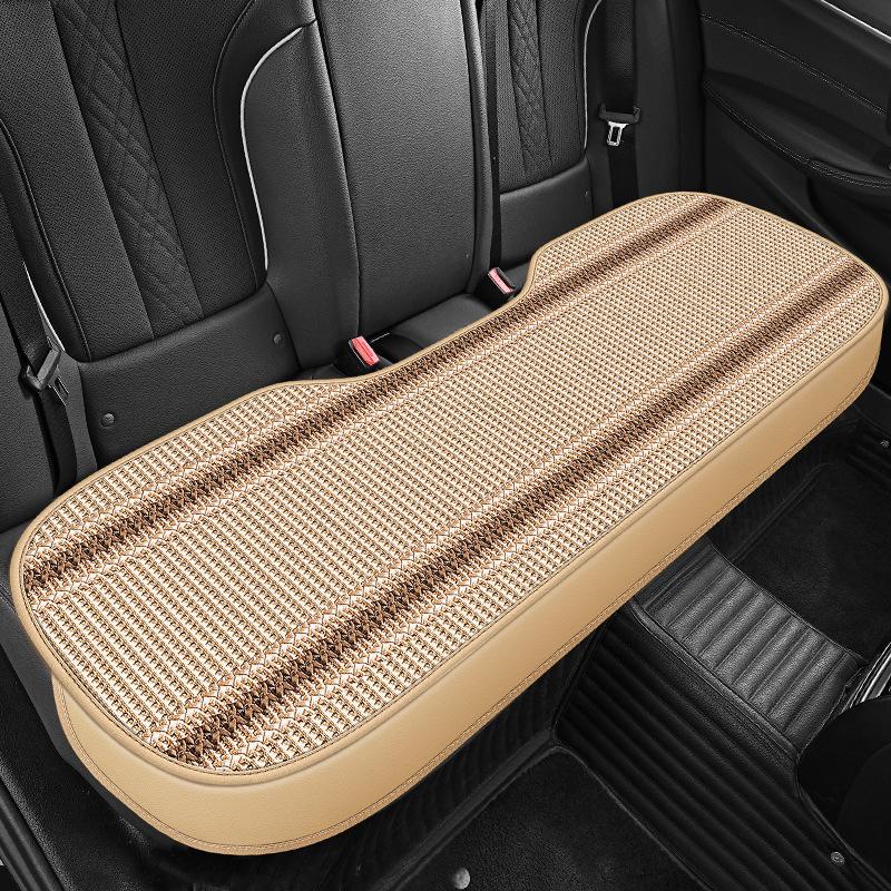 Ledově hedvábný chladivý letní potah na polštář sedadla do auta Tkaný prodyšný Univerzální na přední a zadní sedadla Chladivá podložka Auto interiérové doplňky