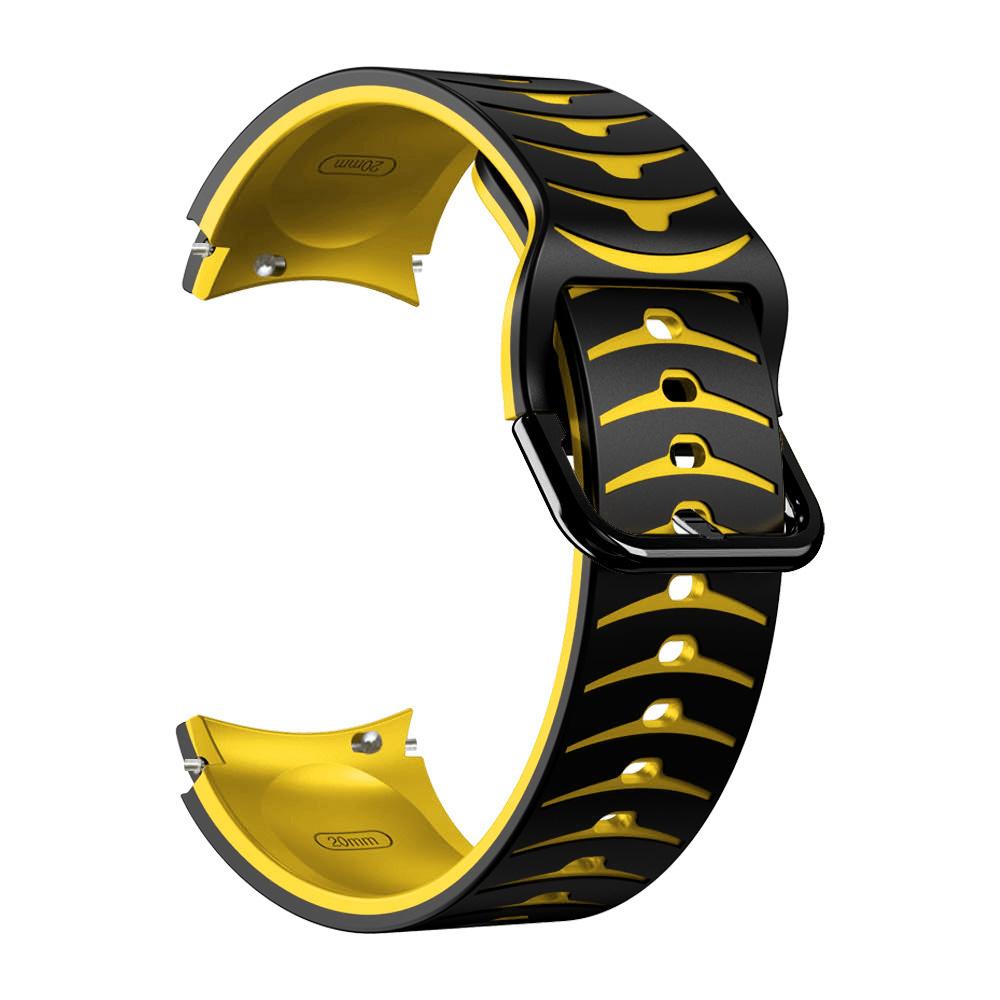 No Gap Silicone Strap For Samsung Galaxy Watch 7 FE 6 5 4 40mm 44mm 5 Pro 45mm Sport Bracelet Watch 6 4 Classic 20mm Band Belt