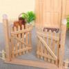 1:12 Scale Dollhouse Fence Door Wooden Doors House Miniature Accessories  Photo Props