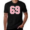 69 Number Sixty Nine Girls Jersey Tshirt Big Size Crew Neck Tshirt
