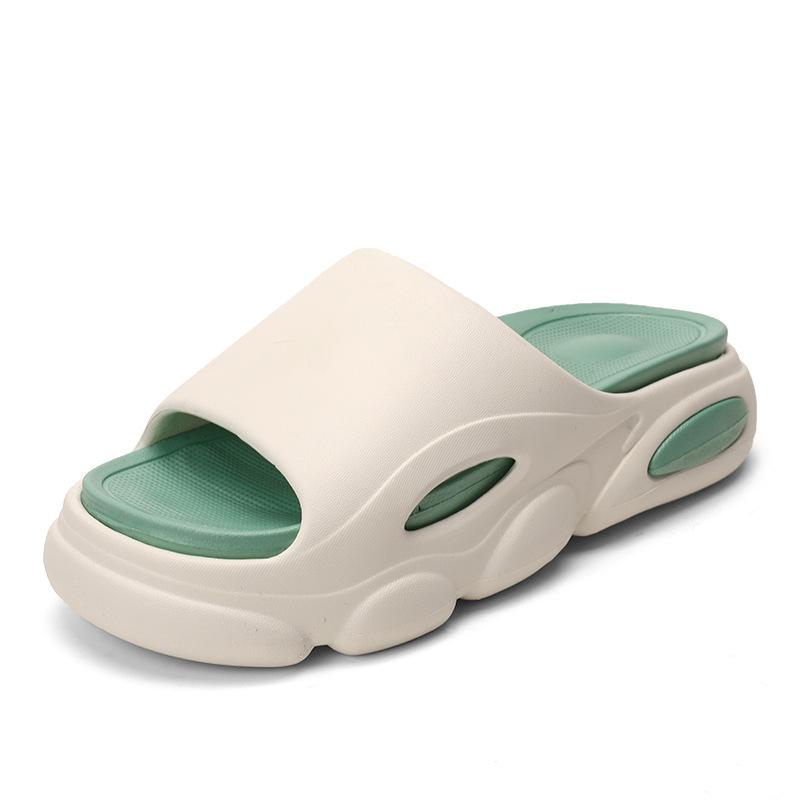 Letnie wysokiej jakości gumowe i plastikowe klapki CM tęczowe walka osobowość lekkie jednopasmowe klapki męskie buty