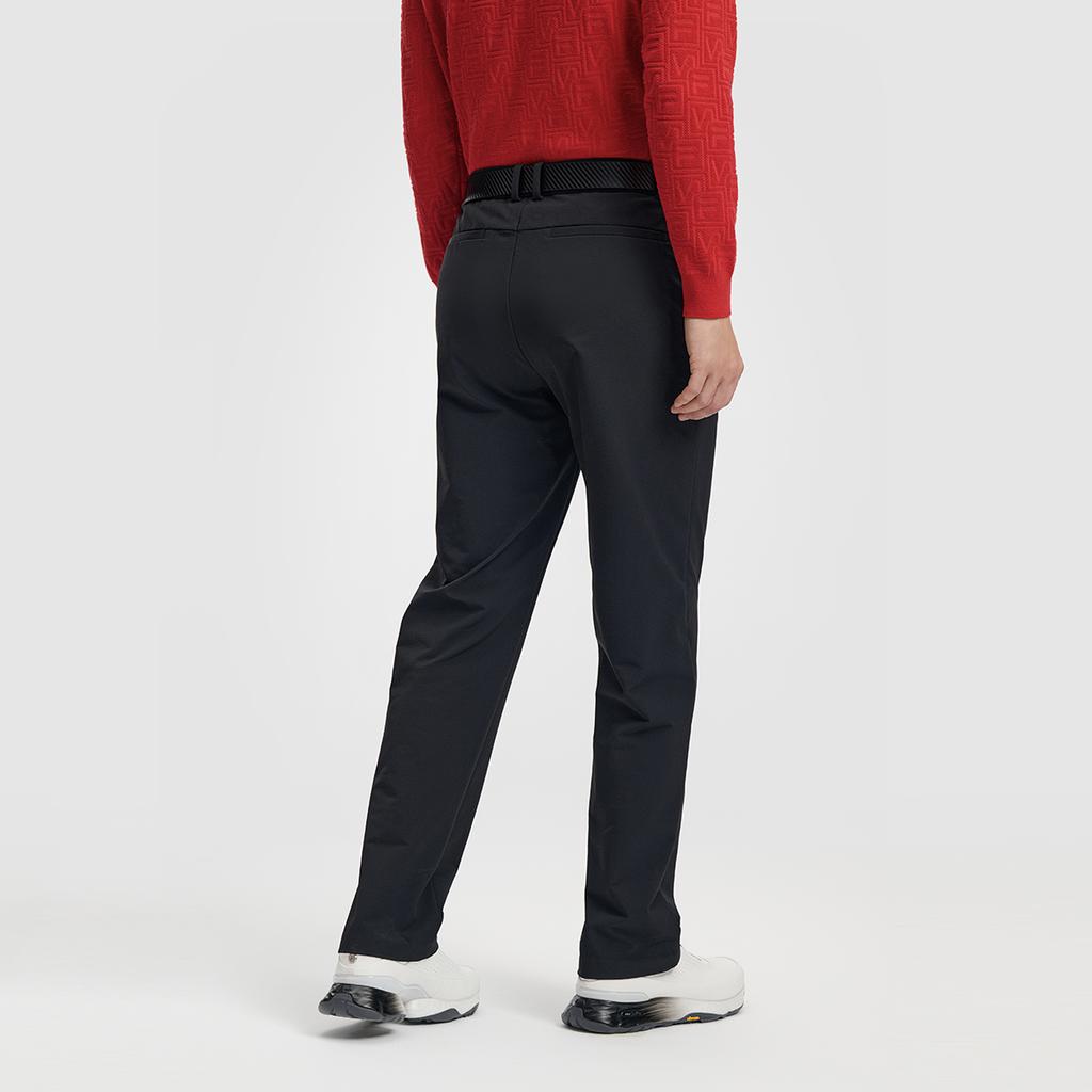 Fila Golf Series Fashion Simple Classic Retro Golf Daily Versatile Comfortable Woven Loose Casual Pants Men Bottoms Deep-Black A11M615815FBK