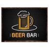 Vintage Neon Beer Bar Metal Tin Sign  Perfect for Cafe Club Pub Restaurant Home Decor Wall Decor Festival Birthday Party Room