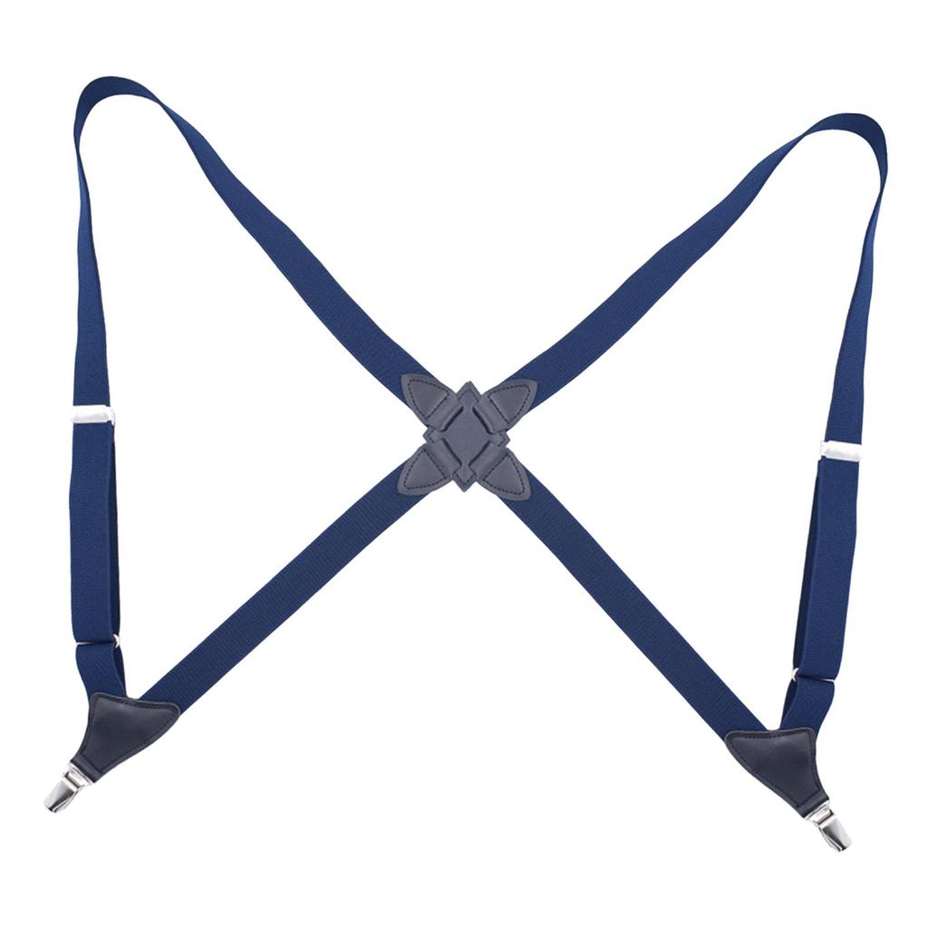Suspenders for Men Women Trouser Pants Braces x Shaped 2.5cm Width Portable Elastic Straps for Wedding Costume Party